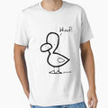 Duck Goes Woof - black print by worldofmoose