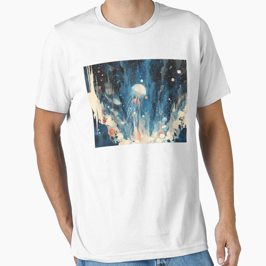 Cosmic Jellyfish Drift by Dusk Atelier