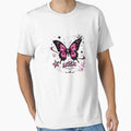 Y2K Butterfly Aesthetic Sticker Pink Star Retro 2000s Cute Trendy Laptop Decal by EverMuse_0_0