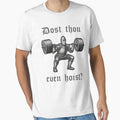 Dost Thou Even Hoist? Medieval Knight Gym Meme by Clinomania Art