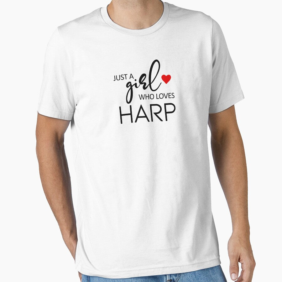 Just A Girl Who Loves Harp by Q bee
