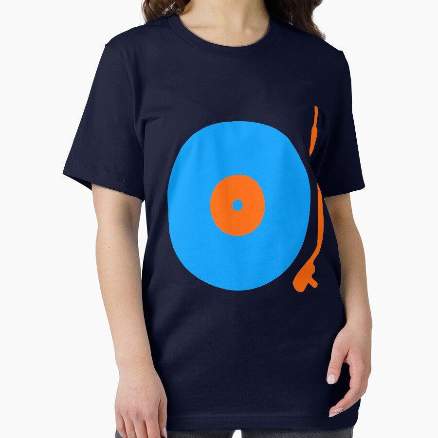 Blue Orange Vinyl Record Turntable by popculture