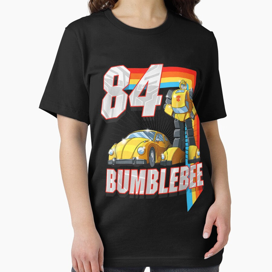 Transformers Bumblebee  84 Retro Rainbow Stripe by MillardRossign