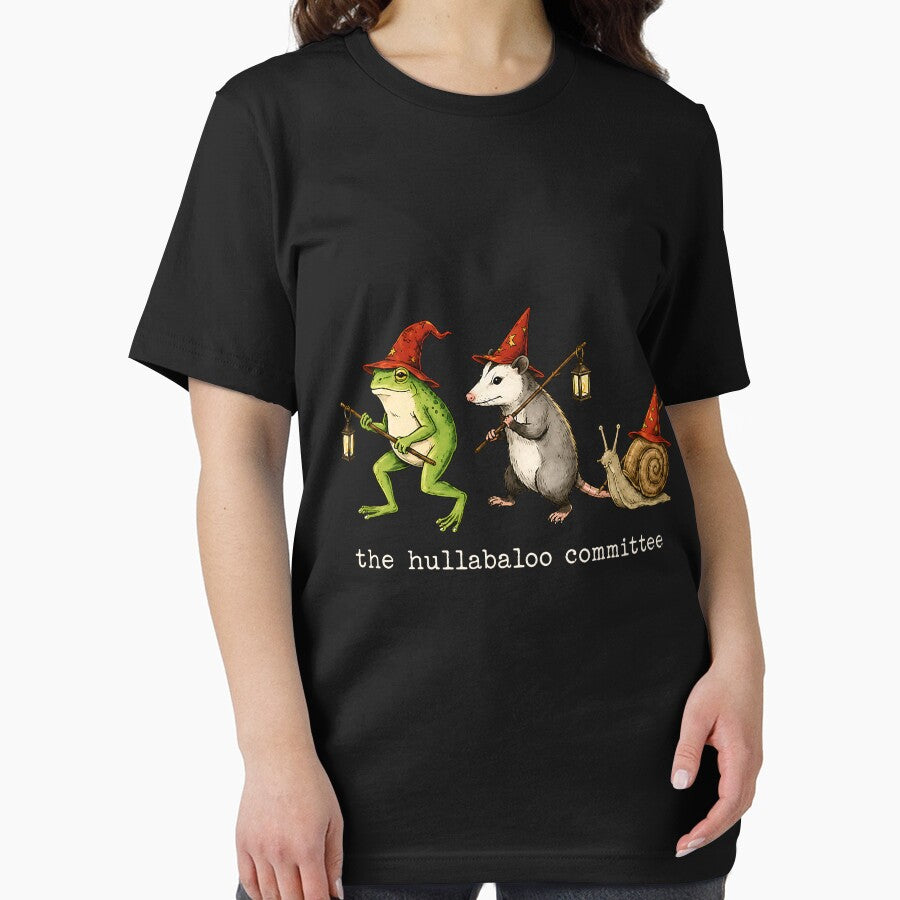 The Hullabaloo Committee Funny Frog Opossum Snail Meme by OddPopARt