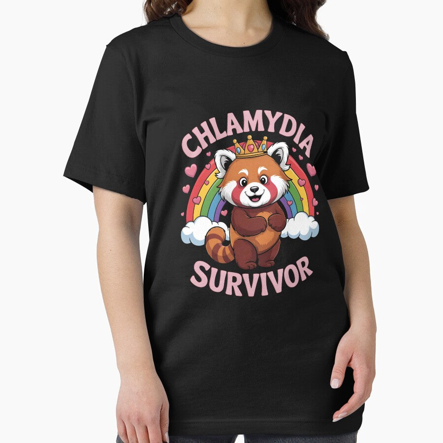 Funny Red Panda Chlamydia Survivor by HeadTurningArt