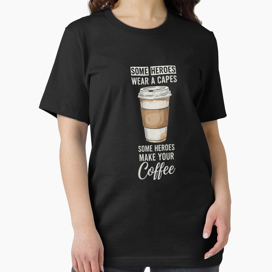 Some Heroes Wear A Capes Some Heroes Make Your Coffee Barista Appreciation by SofiBlair