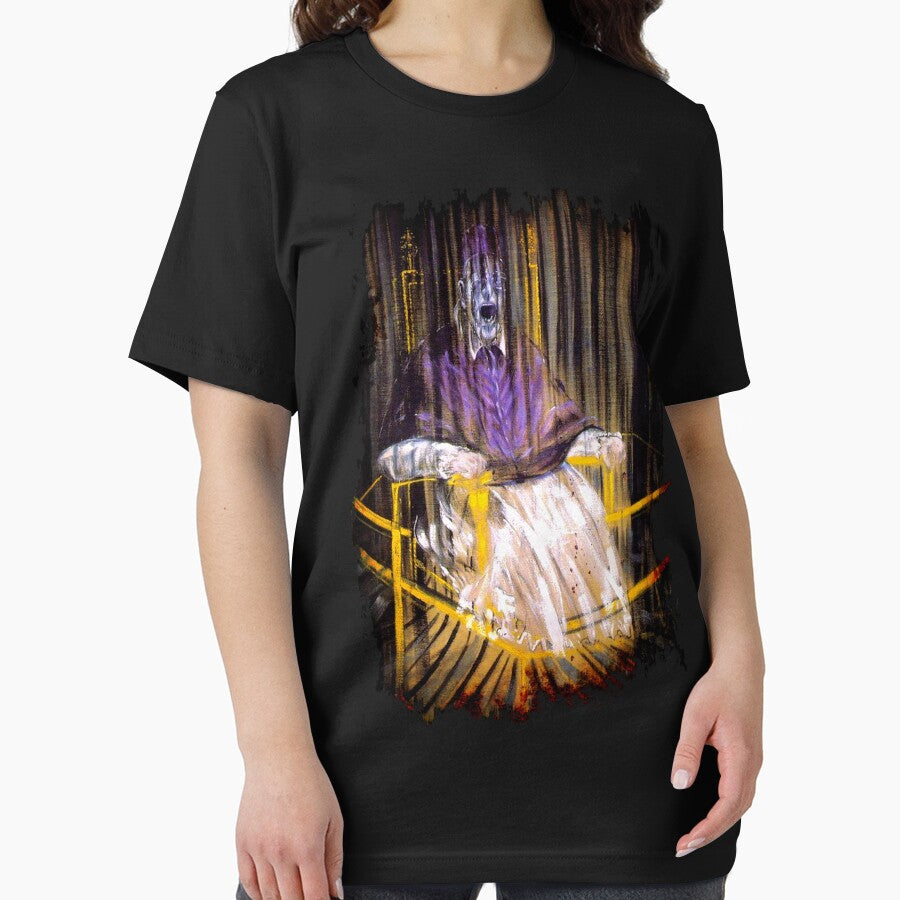 Francis Bacon Screaming Pope painting art lover gift t shirt by Johannesart