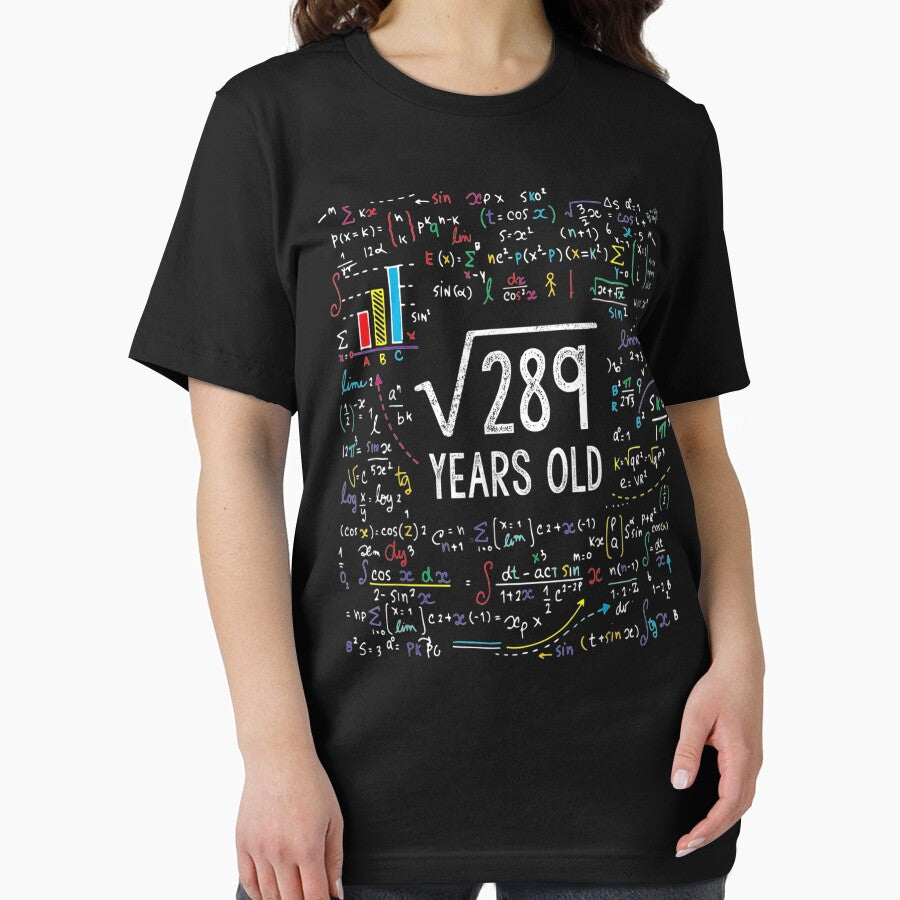 Square Root Of 289 17Th Birthday 17 Year Old Gifts Math Bday by AngieLuvsU