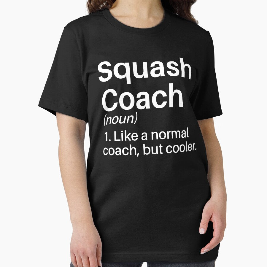 Squash Coach Funny Definition: Squash Coach Gift - Squash Player by Adexyl