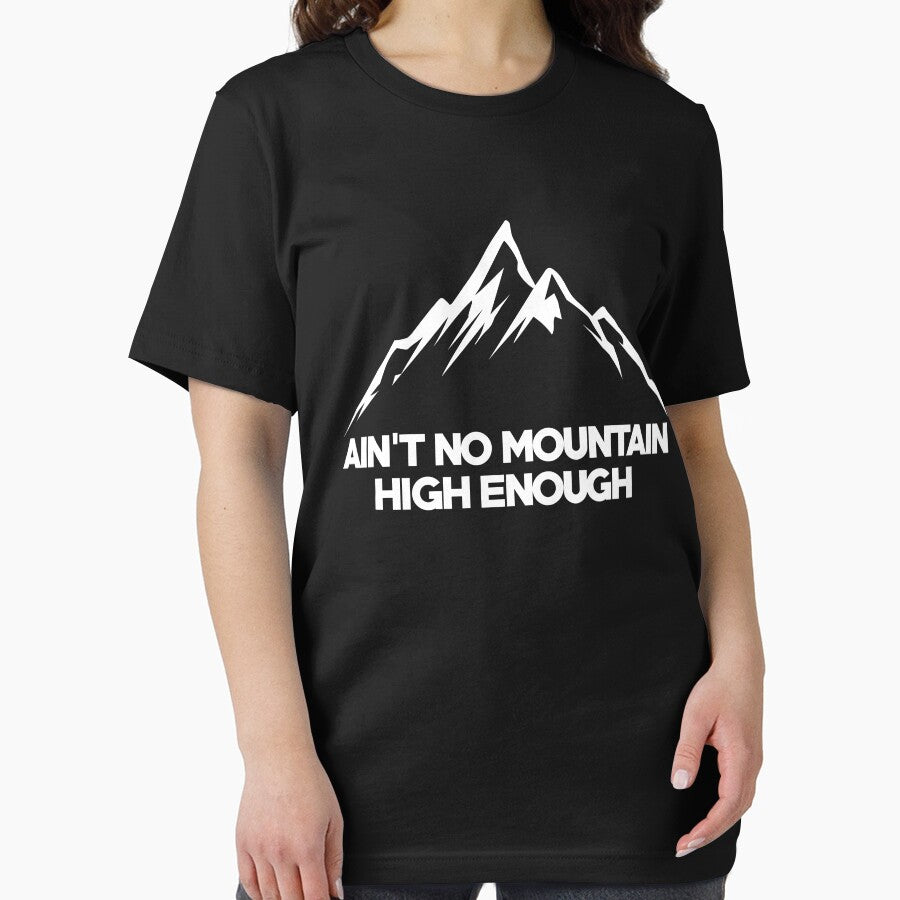 No Mountain Is High Enough For Me Climber Gift by dtino