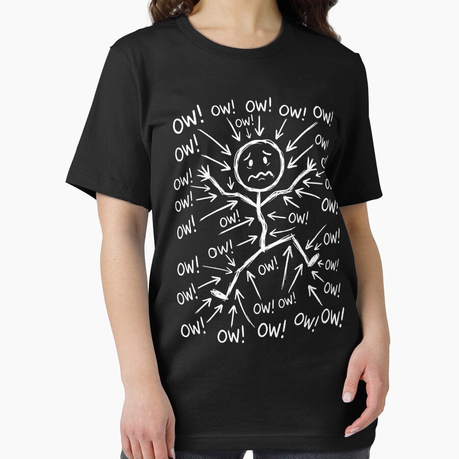 Ow Ow Ow Chronic Pain Relatable Meme by FreshVibe Prints