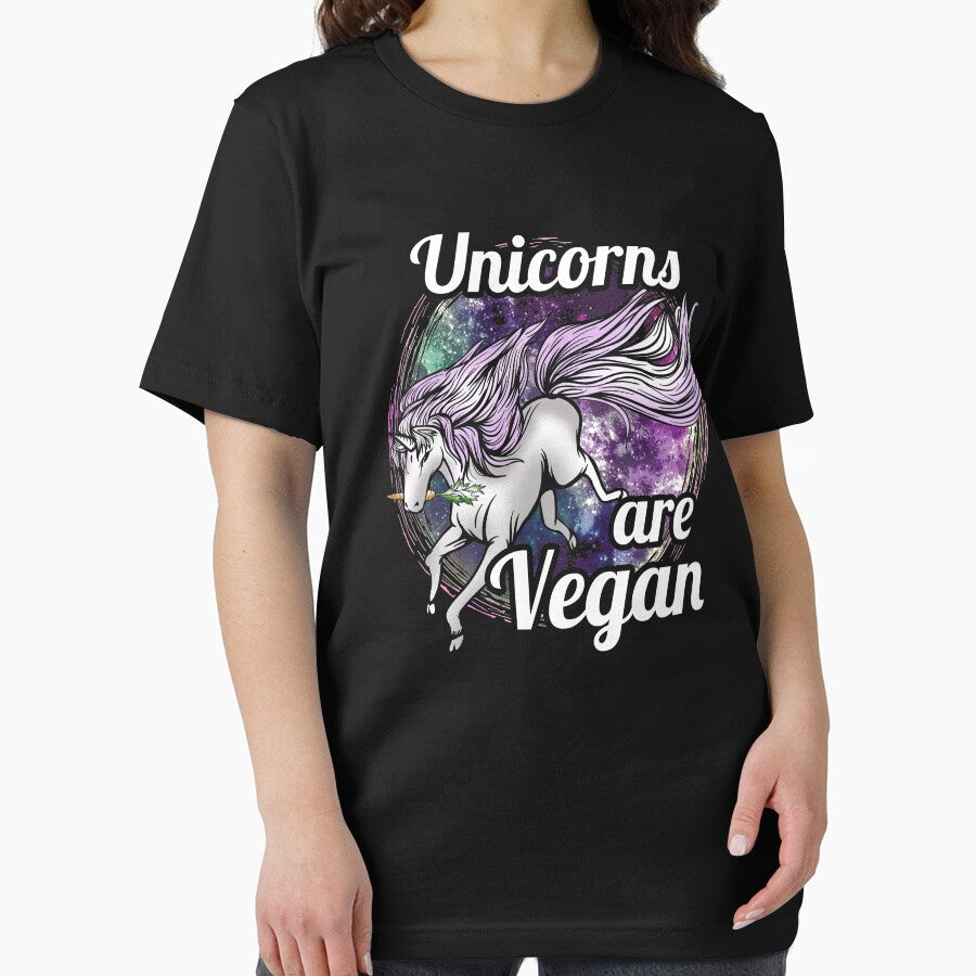 Unicorns are vegan - unicorn lover by Captain Mood