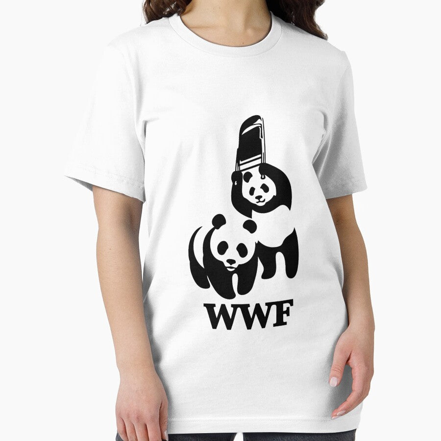 Cute Panda Pair Minimal Wildlife Art by ZULMAVALES6