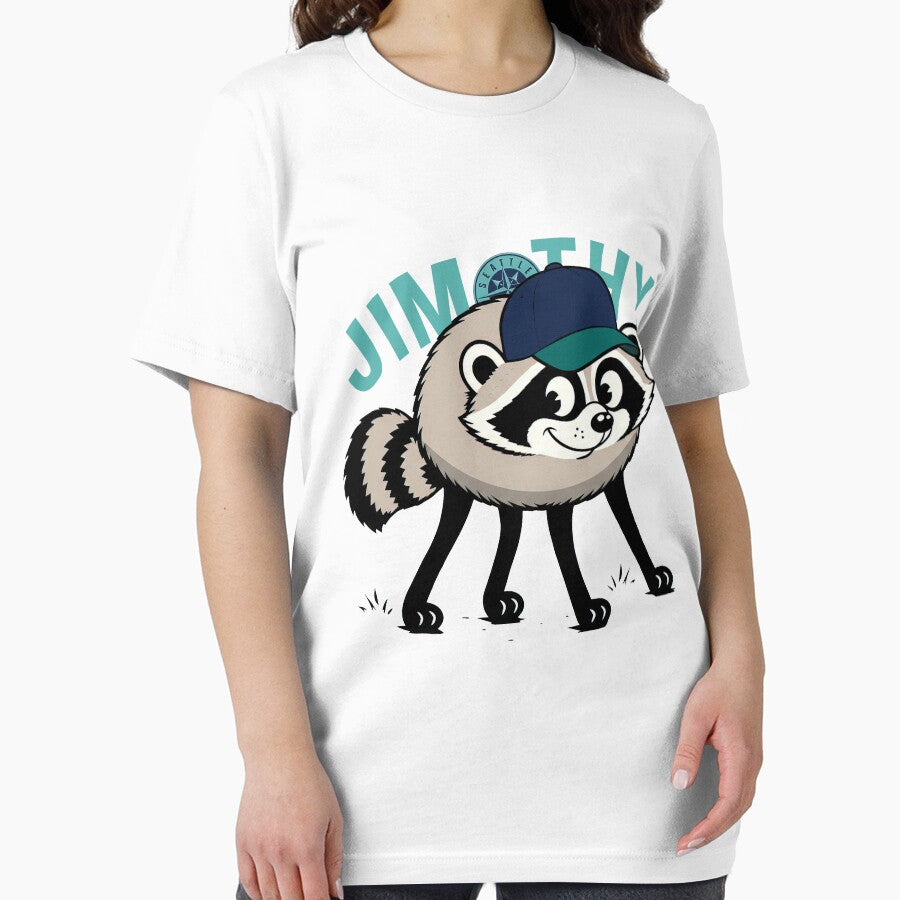 Jimothy Raccoon Seattle Baseball by oliviamaer