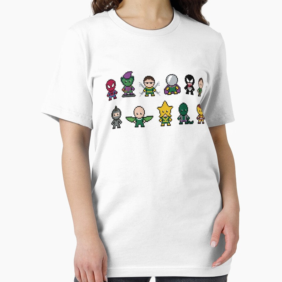 Pixel Characters - Superhero & Villains by FancyOwlDesigns