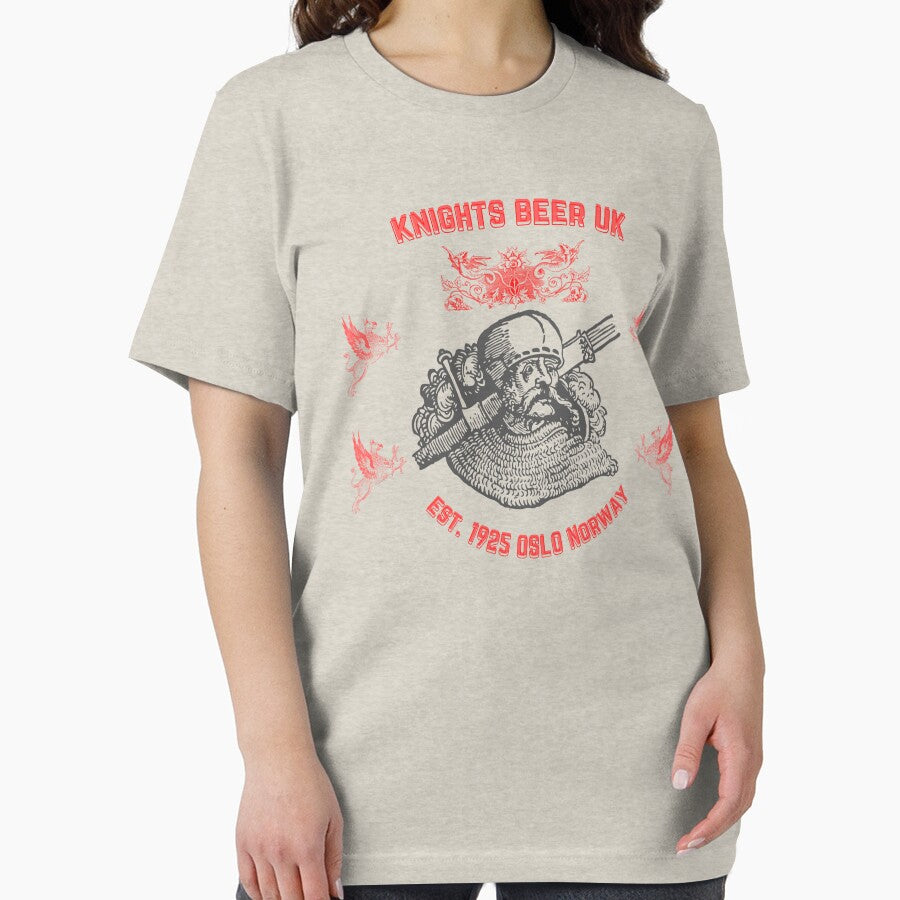 Knights Beer UK Oslo1925 Est. Nordic Knight - 05 by Henk GoGo T-Shirts ⭐️⭐️⭐️⭐️⭐️