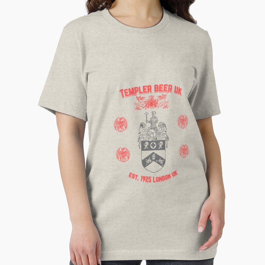 Knights Templer Beer London UK 1925 Est. Crest Coate of Arms 1966 Version - 06 by Henk GoGo T-Shirts ⭐️⭐️⭐️⭐️⭐️