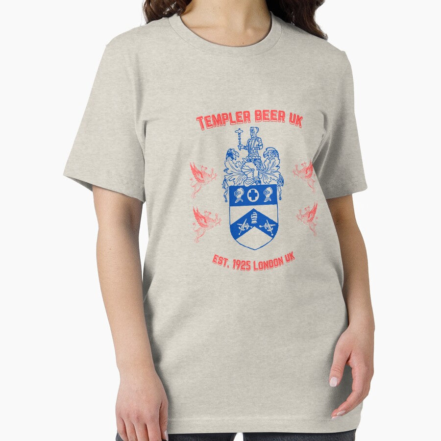 Knights Templer Beer London UK 1925 Est. Crest Coate of Arms 1966 Version - 09 by Henk GoGo T-Shirts ⭐️⭐️⭐️⭐️⭐️