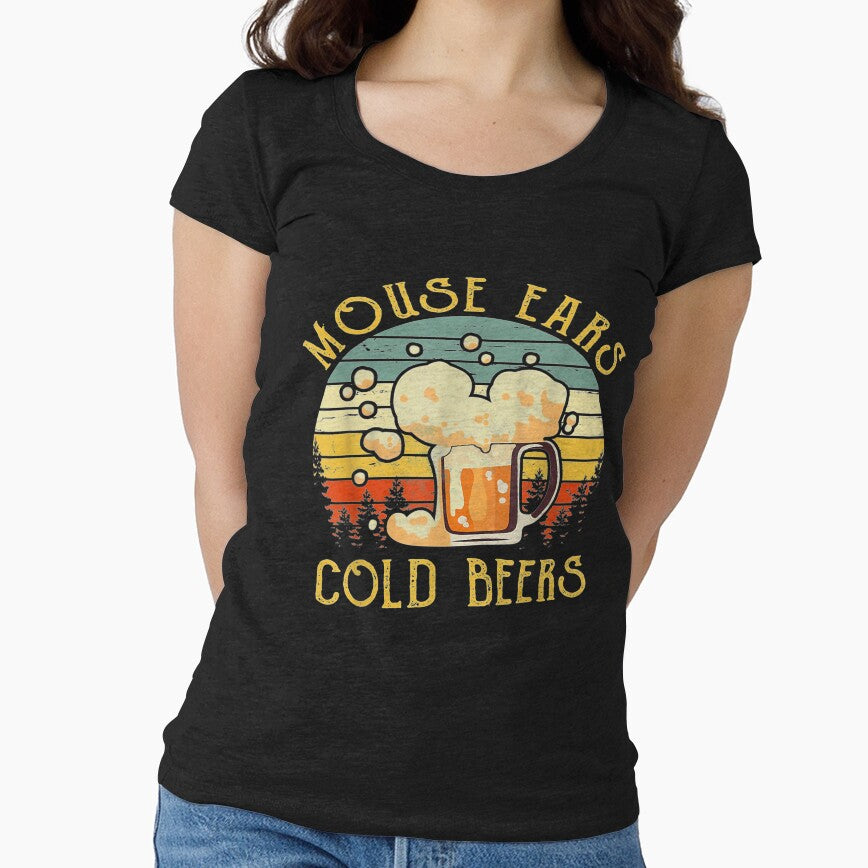 Mouse Ears And Cold Beers, funny beer vintage by FlorisAldenkamp