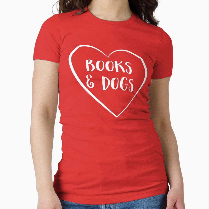 Love books and dogs by contoured