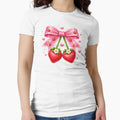 Kawaii Strawberry Bow Cute Coquette by Pampam-stickers