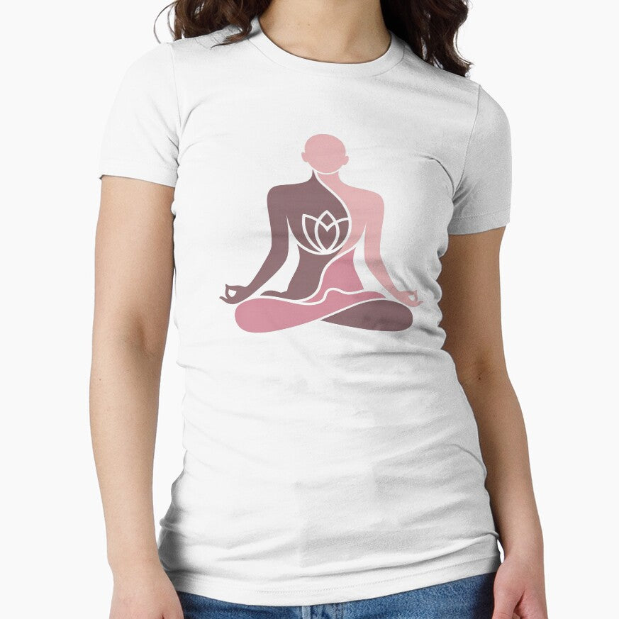 Split Lotus Figure Color Meditating for Calm Mind and Inner Peace by 108stillness