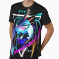 Synthwave Dragon Lord Ember by Ilona Iske
