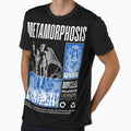 Black & Blue Grunge Metamorphosis Streetwear T-Shirt by Personal Connection