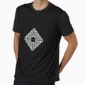 JAMES | White  | Modern Geometric Kufi Calligraphy | From Name to Art by FOR YOUR NAME