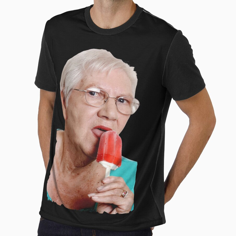 Grandma Licking Ice Pop Funny by viekneehgamb