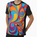 Painted Swirly style vibrant pattern by Studio Quirk