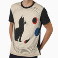 Joan Miro Inspired Abstract Cat with a Toy by bettypure