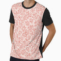 Cotton Candy Pink Floral Design Pattern by burbankdesigns