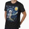 Maltese Starry Night Van Gogh Art Dog Lover by TerryConnells
