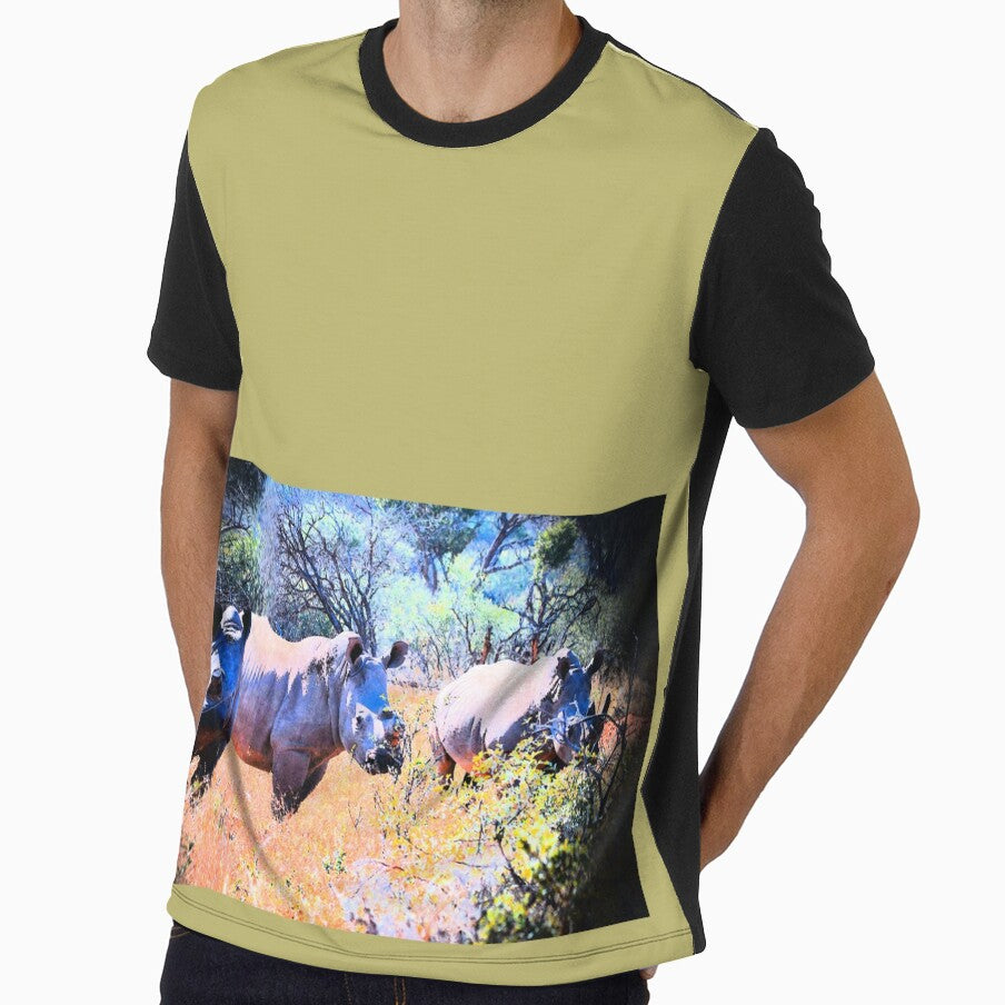 Rhinos in the African Bush by Annesshop0207