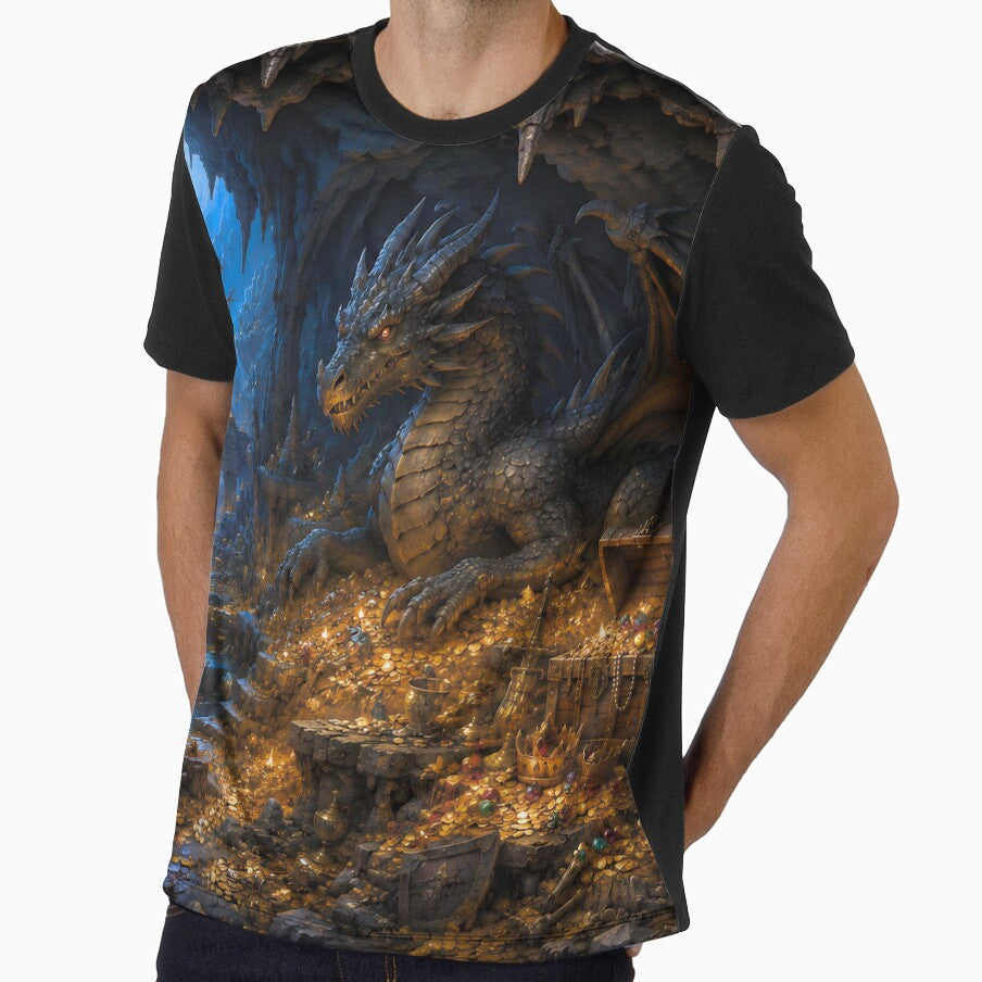 Keeper of the Gold | Dragon Hoard Fantasy Art by IGLCreative