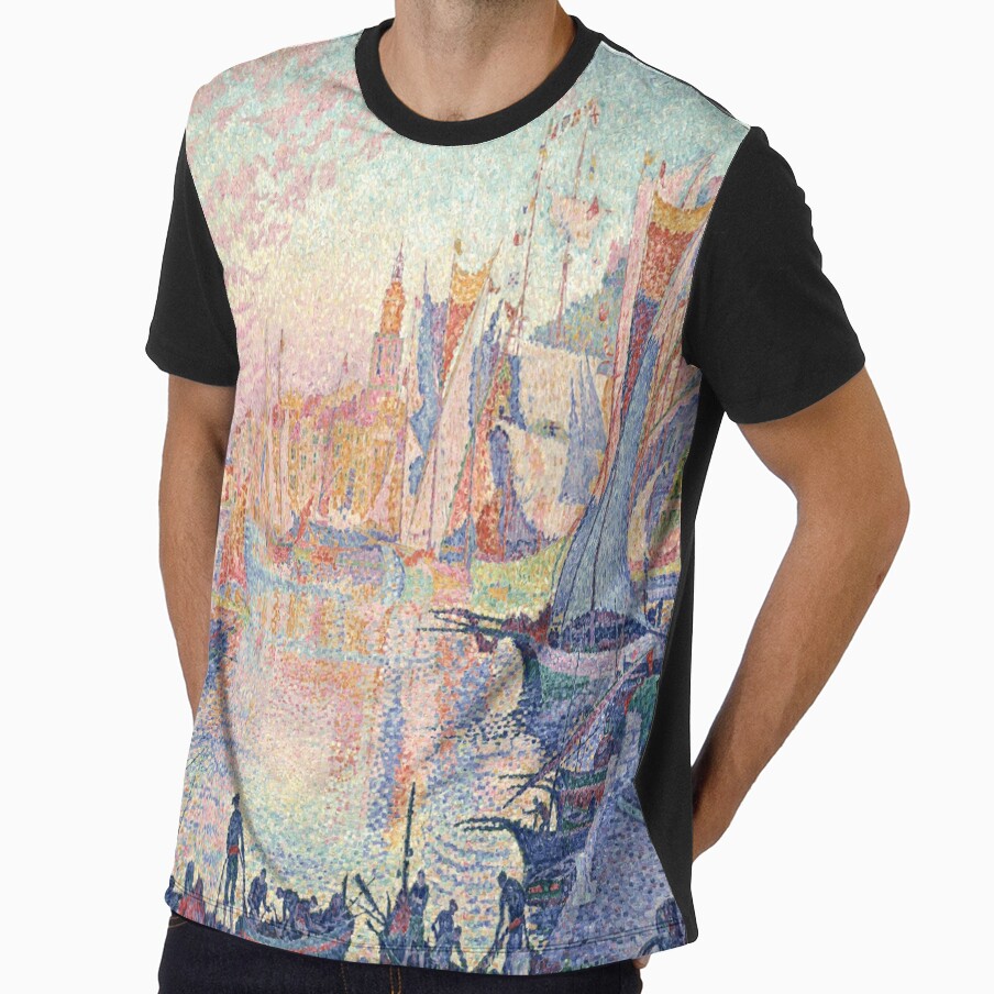 The Port of Saint-Tropez-Paul Signac by LexBauer