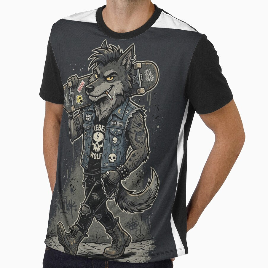 Streetwear Graphic T-Shirt, Street Style Graphic Tee, Adult Graphic T-Shirt by Beauty Hand LK