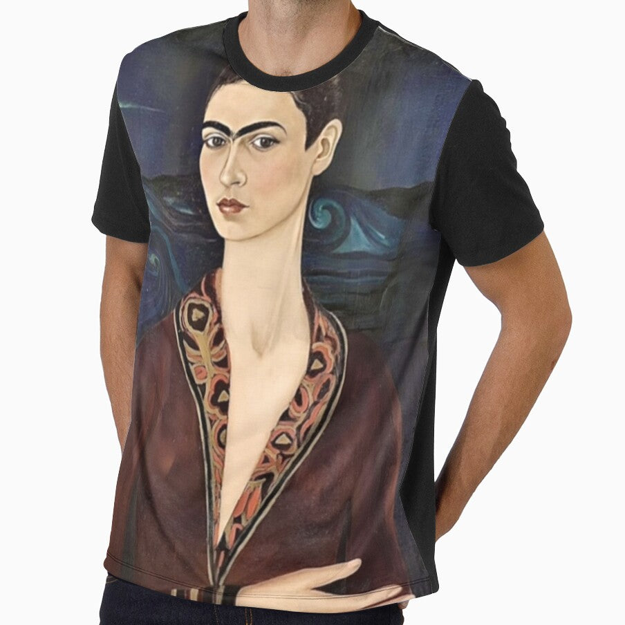 Self Portrait in a Velvet Dress by Frida Kahlo by FridaBubble
