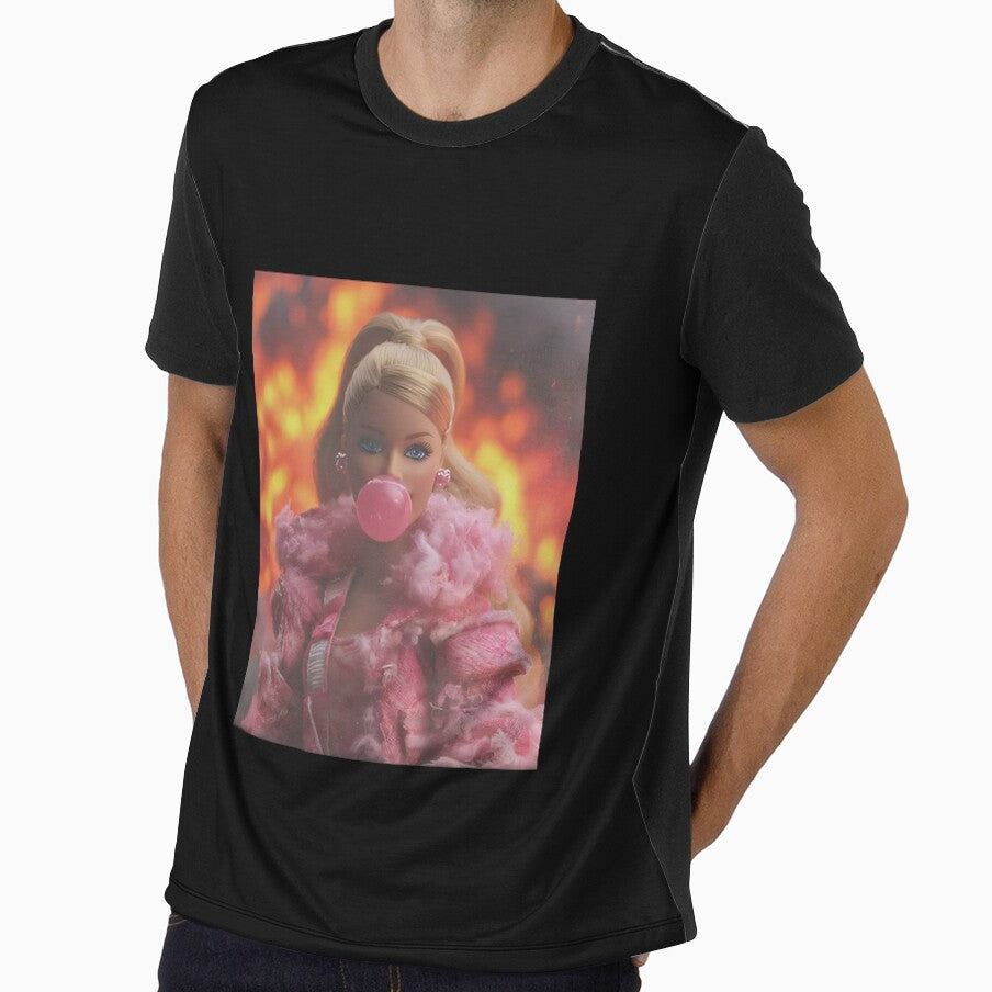 Funny Doll Blowing Bubblegum Explosion Fire Disaster Meme by Devilians92