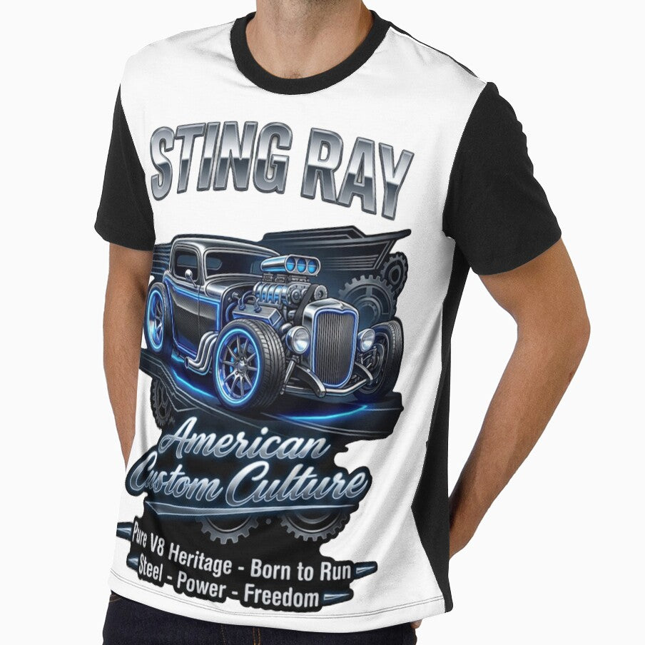 Blue Custom Hot Rod Culture by Retro Arabica
