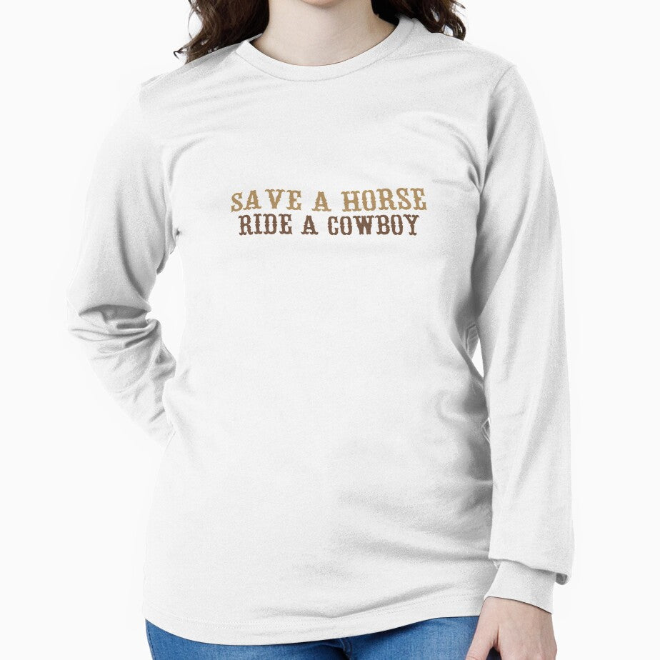 Save a horse, ride a cowboy by mbstickerco20