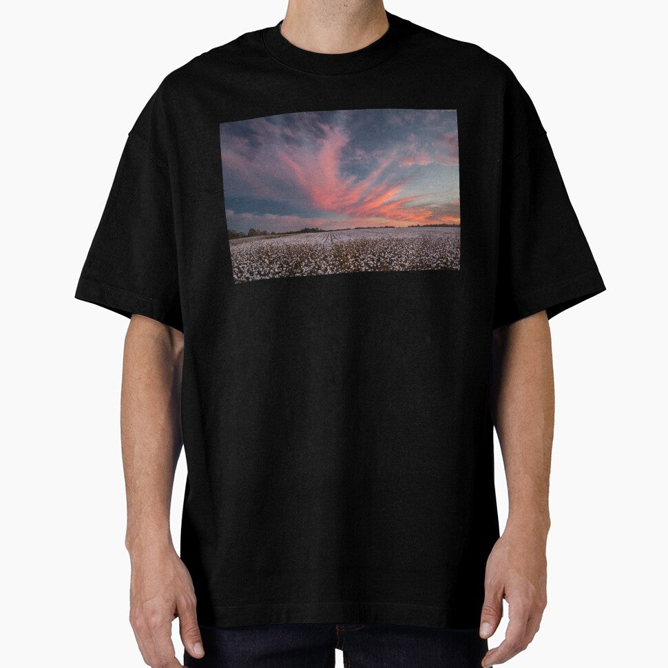 Cotton Candy Above the Cotton Field by Susan  Nixon