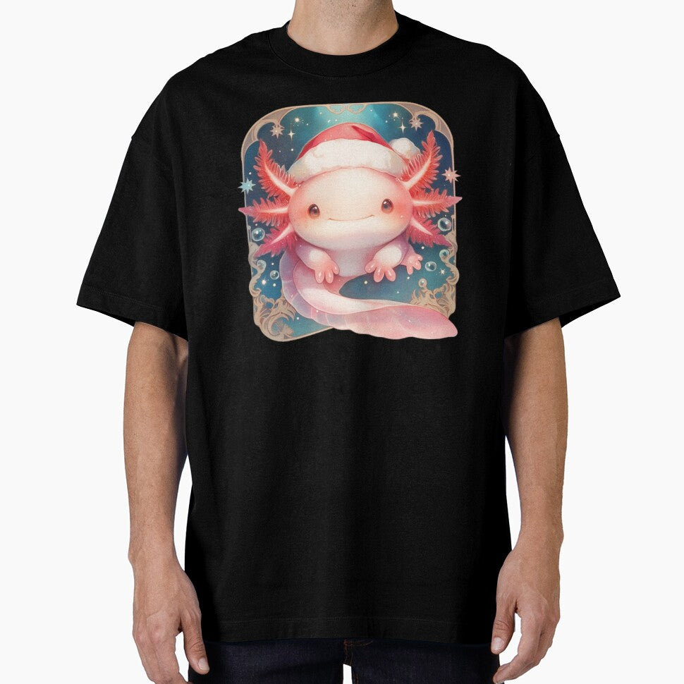 Christmas Axolotl by Lenycherry_art