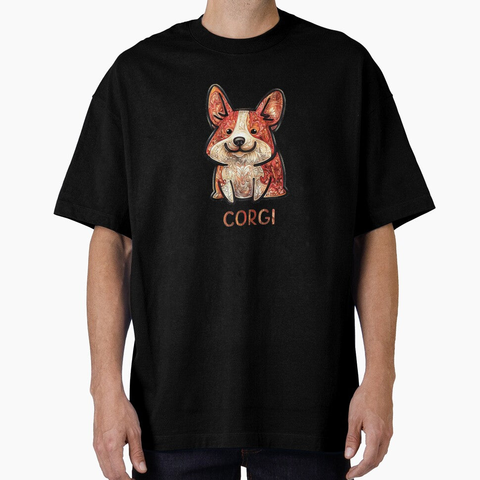 Corgi Series Star_Style A_007, dog animal funny cute T-Shirt shirt CorgiMANIA by aniMo Japan