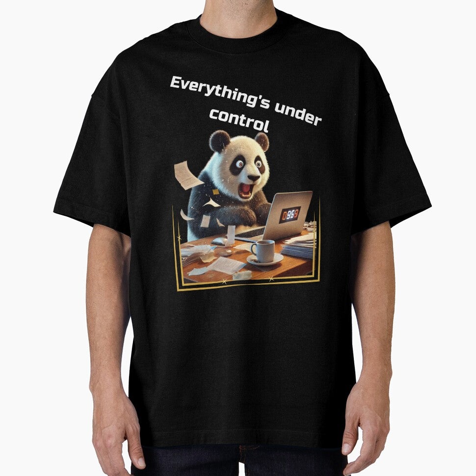 Funny Stressed Panda Everything Under Control by BULAIR89