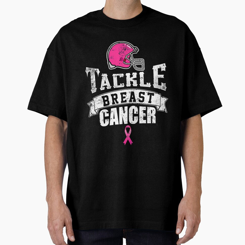 Tackle Breast Cancer T-Shirt by AllStarMerch
