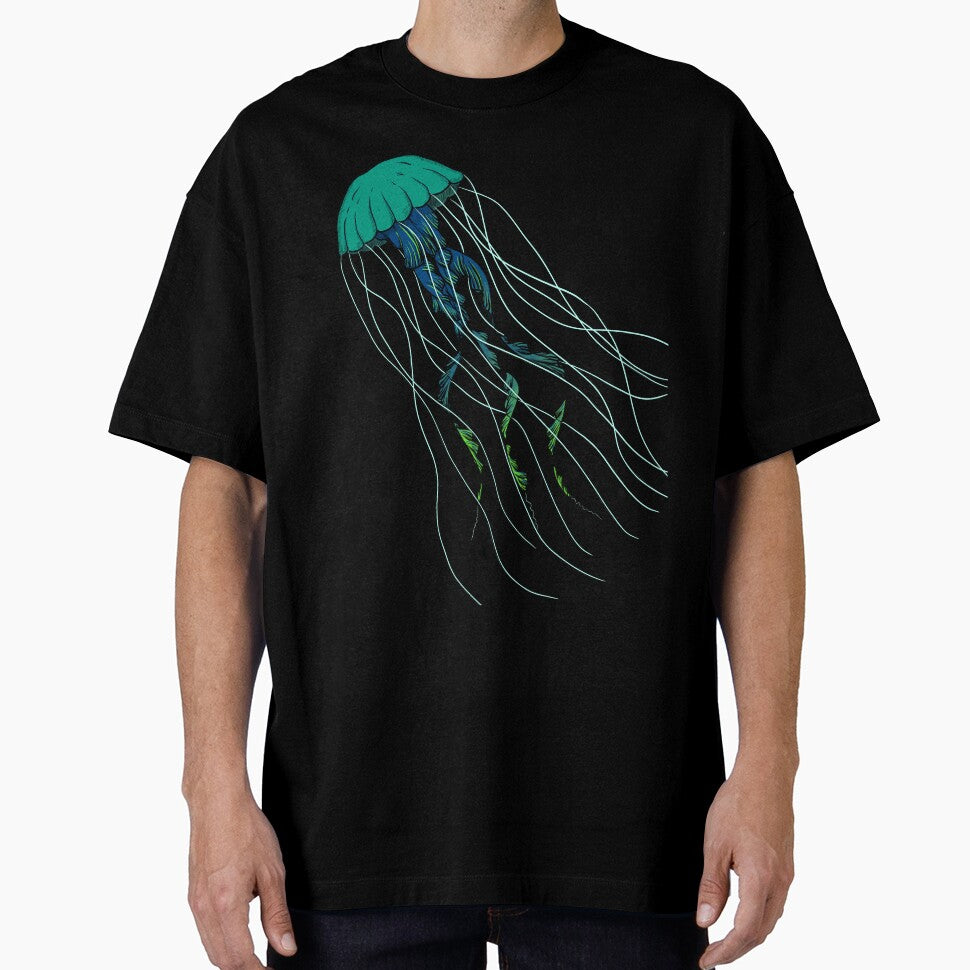 Blue and Green Jellyfish by ArtxBK