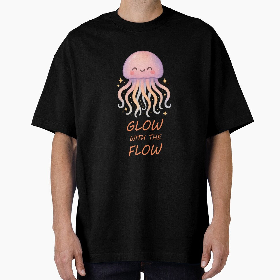 Glow With The Flow – Kawaii Jellyfish by Dream Machine