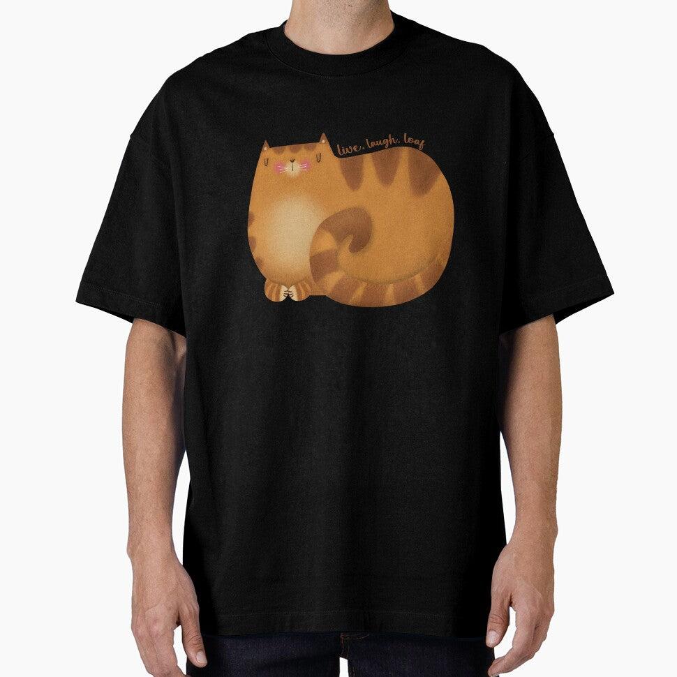 Live, laugh, loaf - Big Orange Cat by poket.piktures